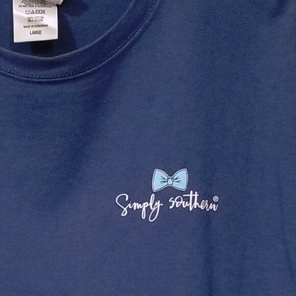 Ladies' Simply Southern S/S Tee with "Amazing Grace" graphic, Size L, EUC - Picture 3 of 11